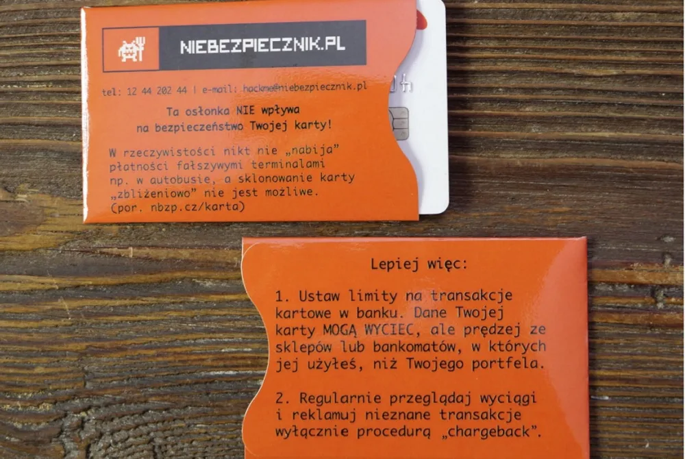 Osłonka na kartę płatniczą